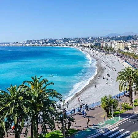 Wehost Prom- Jardin & -coeur Promenade Des Anglais-2 Personnes / 1 Canape-lit نيس