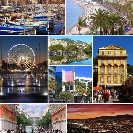 Wehost Prom- Jardin & -coeur Promenade Des Anglais-2 Personnes / 1 Canape-lit * نيس