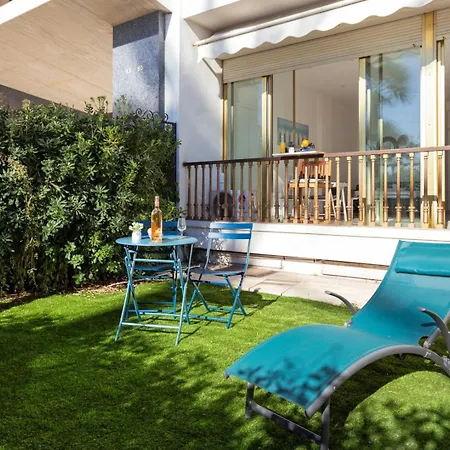 Wehost Prom- Jardin & -coeur Promenade Des Anglais-2 Personnes / 1 Canape-lit نيس