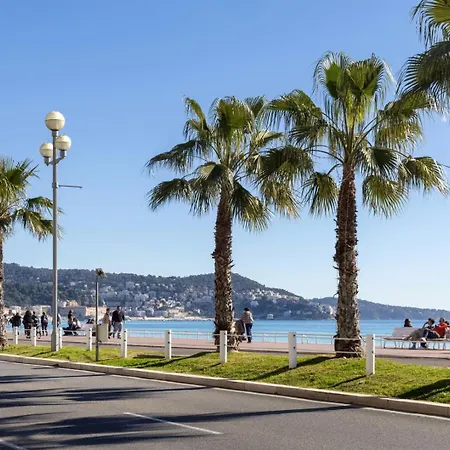 Wehost Prom- Jardin & -coeur Promenade Des Anglais-2 Personnes / 1 Canape-lit * نيس