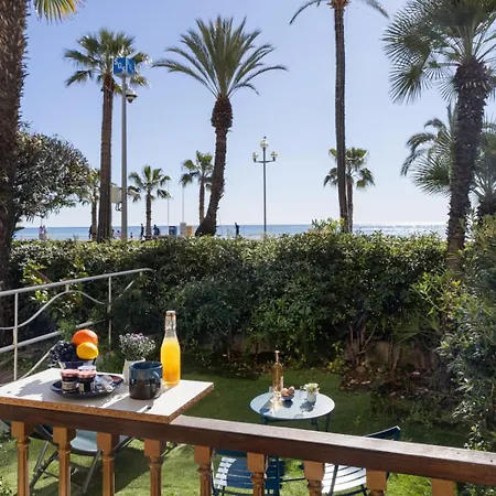Wehost Prom- Jardin & -coeur Promenade Des Anglais-2 Personnes / 1 Canape-lit نيس