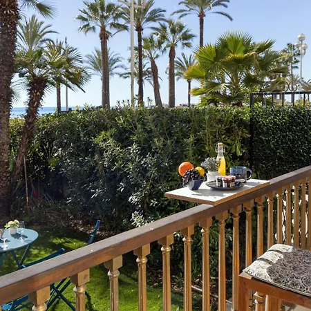 Wehost Prom- Jardin & -coeur Promenade Des Anglais-2 Personnes / 1 Canape-lit شقة