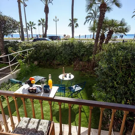 شقة Wehost Prom- Jardin & -coeur Promenade Des Anglais-2 Personnes / 1 Canape-lit