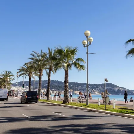 شقة Wehost Prom- Jardin & -coeur Promenade Des Anglais-2 Personnes / 1 Canape-lit نيس